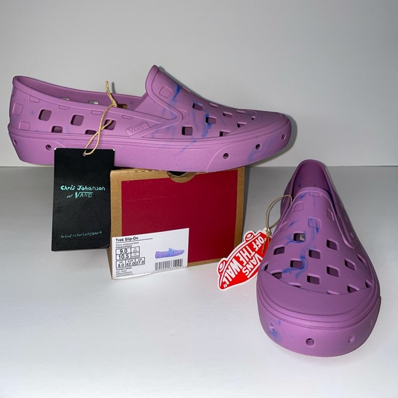 NWB Vans X Chris Johanson Trek Slip-On Shoes - Picture 2 of 10